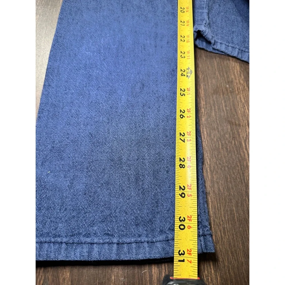 Levis Mens Slim Fit‎ Blue Textured Trousers Pants 31x32 511 Style Zip Fly
